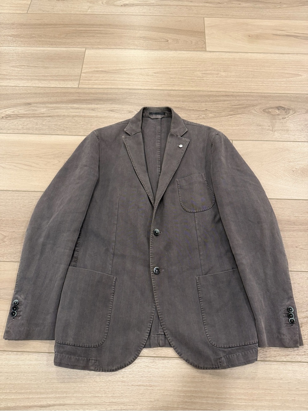 LBM 1911 Blazer Men Limited Edition Unlined Cotton Italy 54 R